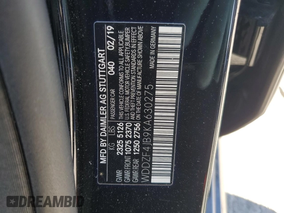 2019 Mercedes-Benz E 300 z VIN WDDZF4JB9KA630275, wystawiony jako Copart lot #44413125 z przebiegiem 95 896 mil mil oraz Szkoda całkowita • Salvage title. Historia ofert i sprzedaży dostępna na DreamBid. Obrazek 14.