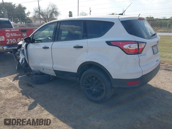 2018 Ford Escape S with VIN 1FMCU0F70JUD36517, listed as a IAAI auction lot 41524031 with 1 mi miles. Bid and sale history available at carsss.com. Image 3.