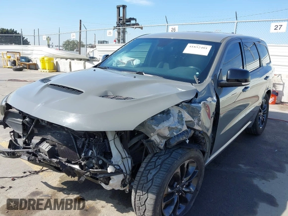 2021 Dodge Durango R/T with VIN 1C4SDHCT9MC573095, listed as a IAAI auction lot 41852401 with 63,492 mi miles and . Bid and sale history available at DreamBid. Image 6.