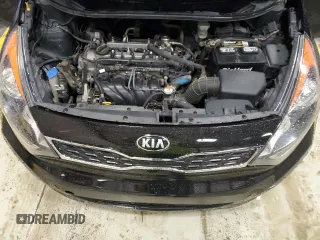 2012 Kia Rio LX with VIN KNADM5A36C6017394, listed as a Copart auction lot 54950815 with 121,300 mi miles and Clean Title. Bid and sale history available at DreamBid. Image 11.
