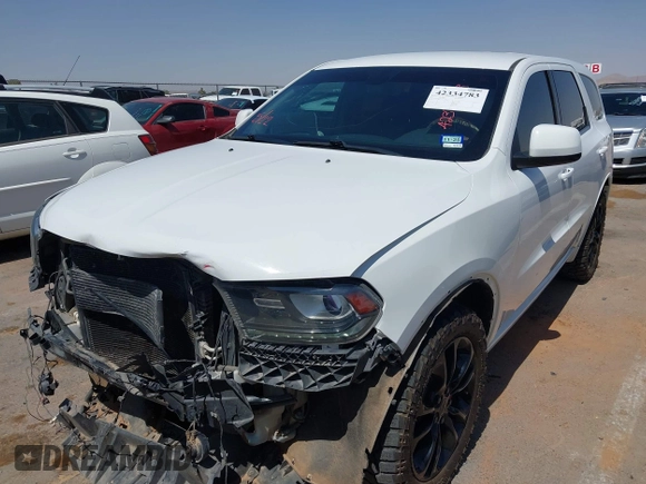 2019 Dodge Durango GT z VIN 1C4RDJDG3KC770817, wystawiony jako IAAI lot #42334783 z przebiegiem 136 966 mil mil oraz . Historia ofert i sprzedaży dostępna na DreamBid. Obrazek 2.