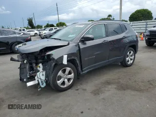 2019 Jeep Compass Altitude z VIN 3C4NJCBB0KT851269, wystawiony jako Copart lot #64493015 z przebiegiem 51 435 mil mil oraz Szkoda całkowita • Salvage title. Historia ofert i sprzedaży dostępna na DreamBid. Obrazek 1.