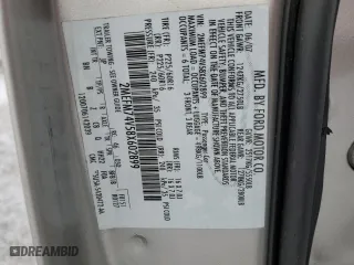 2008 Mercury Grand Marquis GS with VIN 2MEFM74V58X602899, listed as a Copart auction lot 45413335 with 0 mi miles and Salvage Title. Bid and sale history available at carsss.com. Image 14.