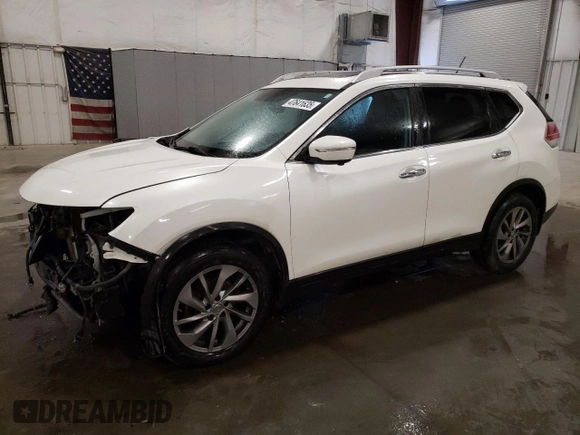 2015 Nissan Rogue SL with VIN 5N1AT2MV4FC832618, listed as a Copart auction lot 47641635 with 186,038 mi miles and Salvage Title. Bid and sale history available at DreamBid. Image 1.