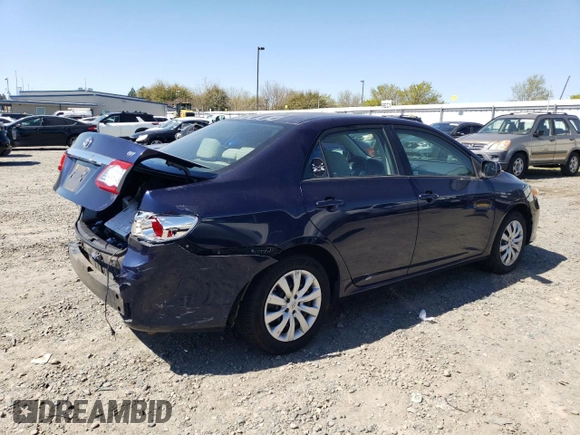 2012 Toyota Corolla L with VIN 2T1BU4EEXCC912489, listed as a Copart auction lot 50381225 with 122,601 mi miles and Salvage Title. Bid and sale history available at carsss.com. Image 3.