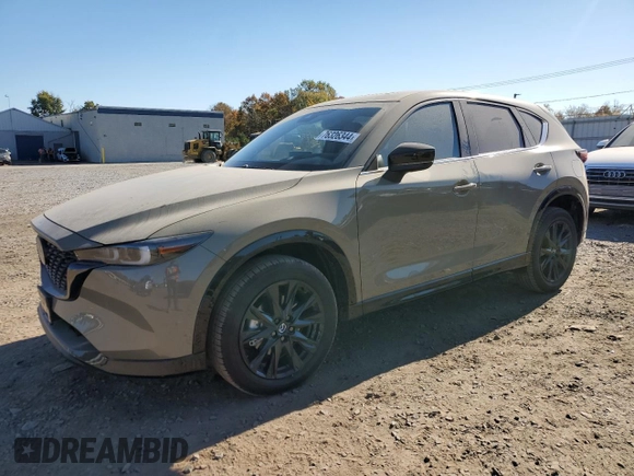 2024 Mazda CX-5 2.5 Carbon Turbo with VIN JM3KFBAY4R0529849, listed as a Copart auction lot 76326344 with 0 mi miles and Salvage Title. Bid and sale history available at carsss.com. Image 1.