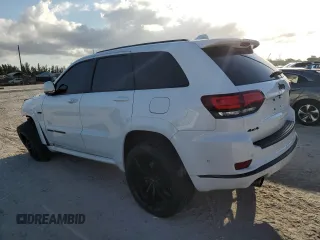 2018 Jeep Grand Cherokee Overland z VIN 1C4RJFCT1JC502125, wystawiony jako Copart lot #61613274 z przebiegiem 59 692 mil mil oraz Nie do naprawy • Non repairable. Historia ofert i sprzedaży dostępna na DreamBid. Obrazek 2.