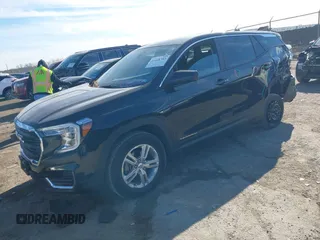 2023 GMC Terrain SLE with VIN 3GKALMEG0PL134713, listed as a IAAI auction lot 41328343 with 59,538 mi miles. Bid and sale history available at carsss.com. Image 17.