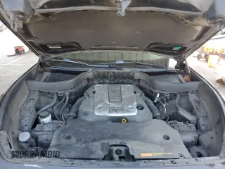 2015 Infiniti QX70 with VIN JN8CS1MW9FM482212, listed as a Copart auction lot 60725875 with 116,372 mi miles and Salvage title. Bid and sale history available at DreamBid. Image 11.