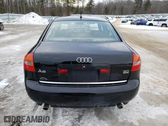 2003 Audi A6 3.0L with VIN WAULT64B43N038192, listed as a Copart auction lot 44112725 with 51,273 mi miles and Clean Title. Bid and sale history available at carsss.com. Image 6.