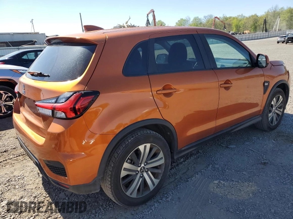 2020 Mitsubishi Outlander Sport ES 2.0 with VIN JA4AP3AU4LU019919, listed as a Copart auction lot 55091385 with 116,868 mi miles and Clean Title. Bid and sale history available at carsss.com. Image 3.
