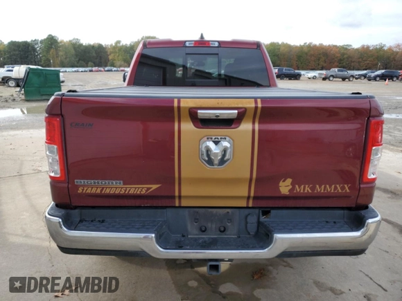 2020 Ram 1500 Big Horn with VIN 1C6RREBG1LN406159, listed as a Copart auction lot 78529424 with 110,903 mi miles and Clean Title. Bid and sale history available at carsss.com. Image 6.