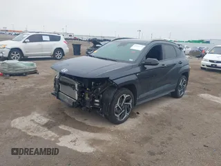 2024 Hyundai Kona N Line with VIN KM8HACA31RU055035, listed as a IAAI auction lot 41593771 with 7,730 mi miles and . Bid and sale history available at carsss.com. Image 18.