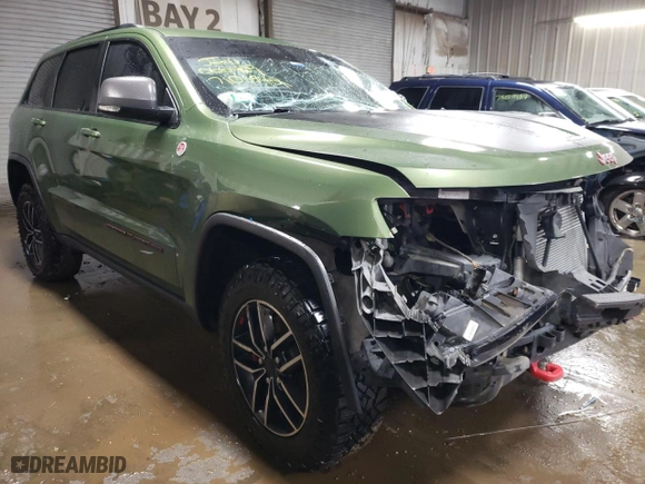 2019 Jeep Grand Cherokee Trailhawk with VIN 1C4RJFLG1KC695400, listed as a Copart auction lot 78609804 with 75,564 mi miles and Salvage Title. Bid and sale history available at carsss.com. Image 4.