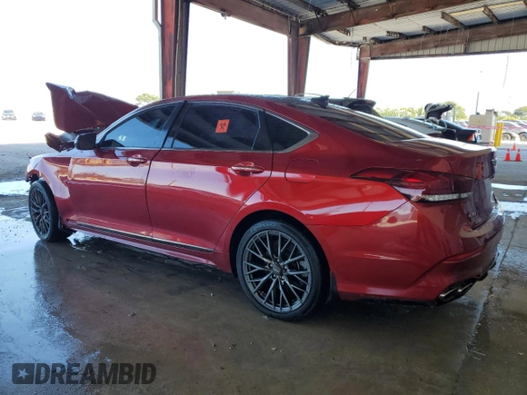 2020 Genesis G80 Sport with VIN KMTFN4JB7LU329862, listed as a Copart auction lot 41621135 with Not provided miles and Non repairable. Bid and sale history available at DreamBid. Image 2.