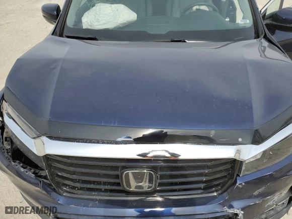 2021 Honda Ridgeline RTL-E with VIN 5FPYK3F7XMB022704, listed as a Copart auction lot 47239635 with 31,428 mi miles and Salvage Title. Bid and sale history available at carsss.com. Image 11.
