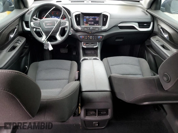 2022 GMC Terrain SLE with VIN 3GKALMEV0NL170221, listed as a Copart auction lot 49113685 with 21,209 mi miles and Salvage Title. Bid and sale history available at carsss.com. Image 8.