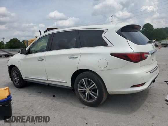 2018 Infiniti QX60 with VIN 5N1DL0MNXJC503366, listed as a Copart auction lot 55260165 with 127,892 mi miles and Clean Title. Bid and sale history available at DreamBid. Image 2.