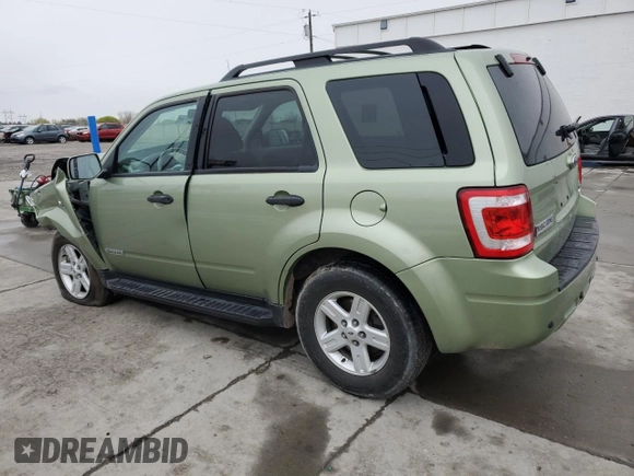 2008 Ford Escape Hybrid with VIN 1FMCU59H58KD21566, listed as a Copart auction lot 51238325 with 34,288 mi miles and Salvage title. Bid and sale history available at DreamBid. Image 2.