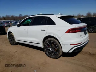 2019 Audi Q8 Premium Plus with VIN WA1EVAF16KD028310, listed as a Copart auction lot 44517773 with 49,088 mi miles. Bid and sale history available at carsss.com. Image 2.
