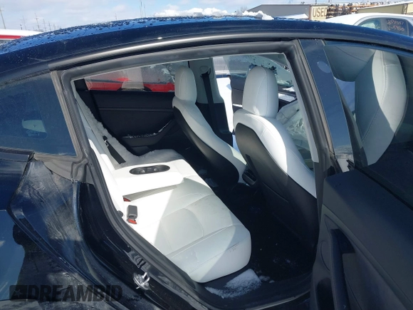 2023 Tesla Model 3 Performance with VIN 5YJ3E1EC7PF423161, listed as a IAAI auction lot 41566987 with 22,111 mi miles. Bid and sale history available at carsss.com. Image 8.