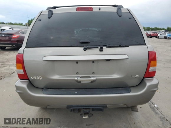 2001 Jeep Grand Cherokee Limited with VIN 1J4GW58N91C653866, listed as a Copart auction lot 58546895 with 159,661 mi miles and Salvage title. Bid and sale history available at DreamBid. Image 6.