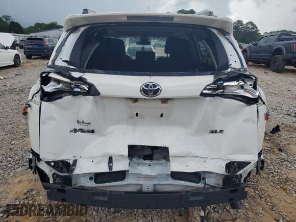 2018 Toyota RAV4 XLE with VIN JTMWFREV0JJ204150, listed as a Copart auction lot 59610825 with 34,730 mi miles and Salvage title. Bid and sale history available at DreamBid. Image 6.
