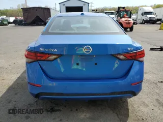 2021 Nissan Sentra SV with VIN 3N1AB8CVXMY294316, listed as a Copart auction lot 54166035 with 55,424 mi miles and Salvage Title. Bid and sale history available at carsss.com. Image 6.