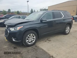 2021 Chevrolet Traverse LT with VIN 1GNERHKW8MJ216911, listed as a Copart auction lot 55597735 with 82,943 mi miles and Salvage title. Bid and sale history available at DreamBid. Image 1.