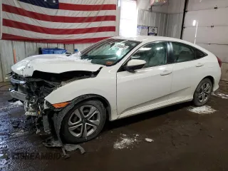 2016 Honda Civic Sedan LX with VIN 19XFC2F56GE233737, listed as a Copart auction lot 43183635 with 147,725 mi miles and Salvage Title. Bid and sale history available at carsss.com. Image 1.