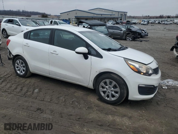 2016 Kia Rio LX with VIN KNADM4A35G6541748, listed as a Copart auction lot 46633465 with 103,324 mi miles and Non Repairable. Bid and sale history available at carsss.com. Image 4.