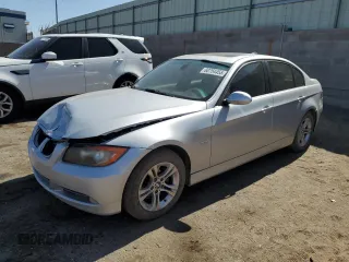 2008 BMW 3 Series 328i with VIN WBAVA33508K055282, listed as a Copart auction lot 60754455 with 165,048 mi miles and Salvage title. Bid and sale history available at DreamBid. Image 1.
