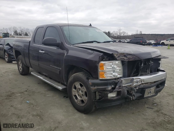 2008 Chevrolet Silverado 1500 LT w/2LT with VIN 2GCEC19J181266349, listed as a Copart auction lot 43230045 with 204,540 mi miles and Salvage Title. Bid and sale history available at carsss.com. Image 4.
