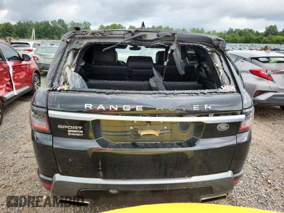 2019 Land Rover Range Rover Sport HSE with VIN SALWR2RV9KA845302, listed as a Copart auction lot 64290465 with 89,007 mi miles and Salvage title. Bid and sale history available at DreamBid. Image 6.