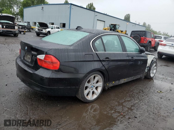 2006 BMW 3 Series 330i with VIN WBAVB335X6PS11566, listed as a Copart auction lot 58345225 with 152,952 mi miles and Salvage title. Bid and sale history available at DreamBid. Image 3.