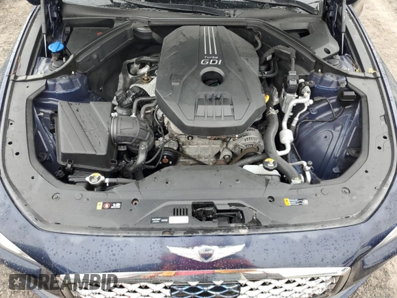 2019 Genesis G70 2.0T Advanced with VIN KMTG64LAXKU020441, listed as a Copart auction lot 75075854 with 49,106 mi miles and Non Repairable. Bid and sale history available at carsss.com. Image 11.