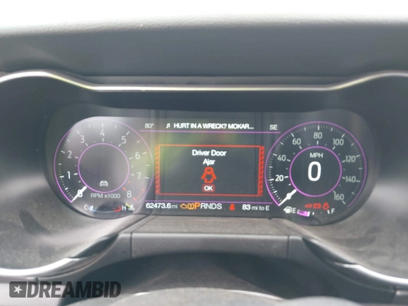 2021 Ford Mustang GT with VIN 1FA6P8CF8M5137318, listed as a IAAI auction lot 41934683 with 62,473 mi miles and . Bid and sale history available at DreamBid. Image 7.