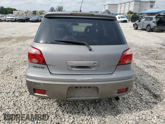 2005 Mitsubishi Outlander XLS with VIN JA4LX41F55U038885, listed as a Copart auction lot 69919634 with 226,563 mi miles and Salvage Title. Bid and sale history available at carsss.com. Image 6.