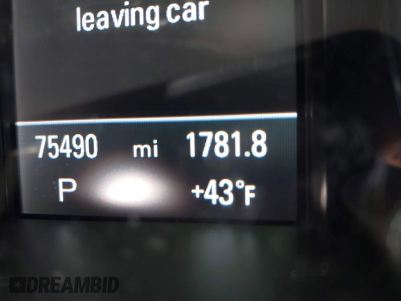 2016 Audi Q5 Premium Plus with VIN WA1L2AFP6GA038817, listed as a IAAI auction lot 41763474 with 75,490 mi miles. Bid and sale history available at carsss.com. Image 7.