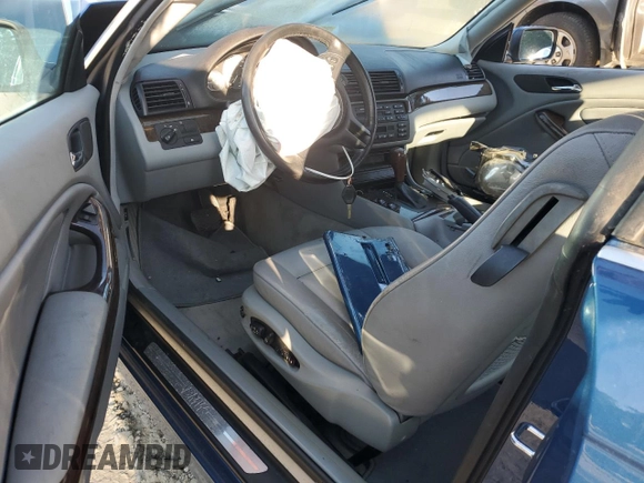 2001 BMW 3 Series 330Ci with VIN WBABN53451JU32534, listed as a Copart auction lot 70293314 with 0 mi miles and Salvage Title. Bid and sale history available at carsss.com. Image 8.