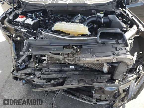 2023 Ford F-150 XL with VIN 1FTEW1C59PFC47929, listed as a Copart auction lot 57086585 with 68,472 mi miles and Salvage title. Bid and sale history available at DreamBid. Image 11.