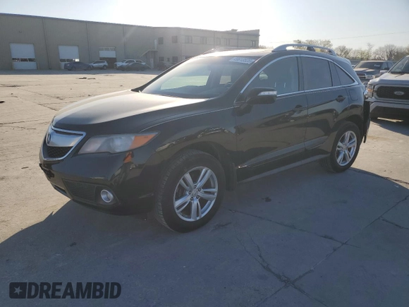 2014 Acura RDX Tech Pkg with VIN 5J8TB3H51EL005806, listed as a Copart auction lot 49613525 with 134,827 mi miles and Salvage Title. Bid and sale history available at carsss.com. Image 1.
