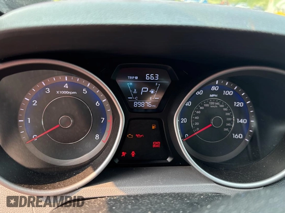 2014 Hyundai Elantra z VIN KMHDH6AH9EU028683, wystawiony jako Copart lot #59786275 z przebiegiem 89 876 mil mil oraz Czysty tytuł • Clean title. Historia ofert i sprzedaży dostępna na DreamBid. Obrazek 8.
