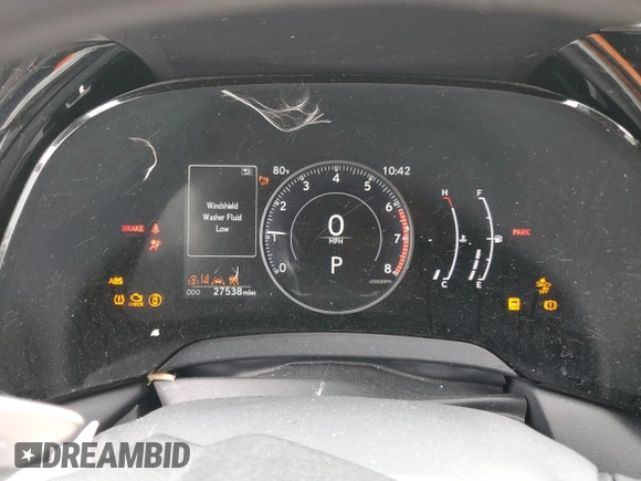 2023 Lexus RX 350 with VIN JTJCHMAA9P2005987, listed as a Copart auction lot 57335515 with 27,538 mi miles and Salvage title. Bid and sale history available at DreamBid. Image 9.