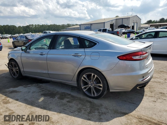 2020 Ford Fusion Titanium with VIN 3FA6P0D97LR138594, listed as a Copart auction lot 57755565 with Not provided miles and Clean title. Bid and sale history available at DreamBid. Image 2.