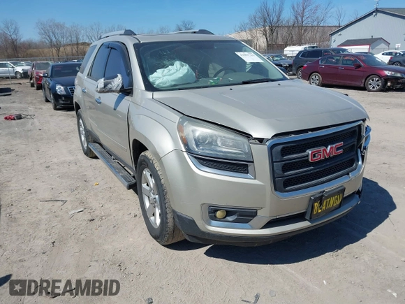 2015 GMC Acadia SLE with VIN 1GKKRPKD0FJ103661, listed as a IAAI auction lot 41891763 with 99,425 mi miles. Bid and sale history available at carsss.com. Image 1.