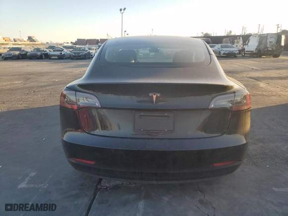 2022 Tesla Model 3 with VIN 5YJ3E1EA1NF374373, listed as a Copart auction lot 89093385 with NaN miles and Salvage Title. Bid and sale history available at carsss.com. Image 6.