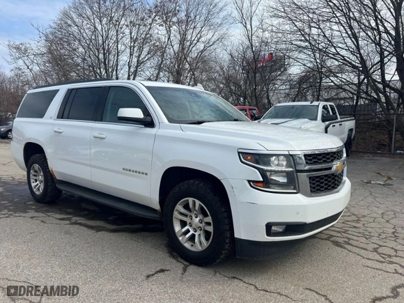 2016 Chevrolet Suburban LT with VIN 1GNSKHKC9GR311870, listed as a IAAI auction lot 41821574 with 245,820 mi miles. Bid and sale history available at carsss.com. Image 1.