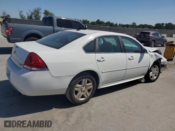 2012 Chevrolet Impala LT Fleet with VIN 2G1WG5E32C1333856, listed as a Copart auction lot 53059575 with 83,855 mi miles and Salvage Title. Bid and sale history available at DreamBid. Image 3.