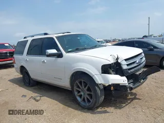 2015 Ford Expedition Platinum with VIN 1FMJU1LT3FEF23475, listed as a IAAI auction lot 42162020 with 224,634 mi miles and . Bid and sale history available at DreamBid. Image 13.